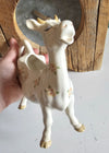 Beswick Vintage 1980s Daisy The Cow Floral Creamer Figurine Pottery Collectable